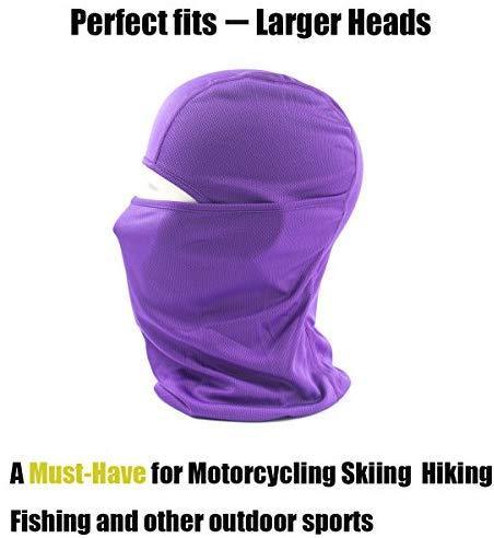 hikevalley Balaclava Face Mask Adjustable Windproof UV Protection Hood
