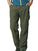 Mens Hiking Pants Adventure Quick Dry Convertible Lightweight Zip Off Fishing Travel Mountain Trousers