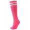 Youth Soccer Socks Fasoar Teens Knee High Football Socks Long Striped Rugby Tube Socks 2/6/10 Pairs