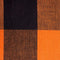 DII Cotton Buffalo Check Table Runner for Family Dinners or Gatherings, Indoor or Outdoor Parties, Halloween, & Everyday Use (14x72",  Seats 4-6 People), Orange & Black