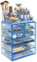 Sorbus Acrylic Cosmetic Makeup and Jewelry Storage Case Display-Spacious Design-for Bathroom, Dresser, Vanity and Countertop (4 Large, 2 Small Drawers, Clear)