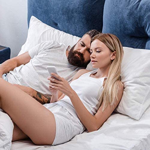 100% Washed Cotton Duvet Cover 3 Piece, Comforter Cover California King Size, Ultra Soft with Zipper Closure, Corner Ties, Simple Bedding Style, Gray White Plaid by SORMAG