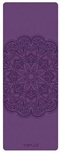 TOPLUS Yoga Mat - Classic 1/4 inch Pro Yoga Mat Eco Friendly Non Slip Fitness Exercise Mat with Carrying Strap-Workout Mat for Yoga, Pilates and Floor Exercises