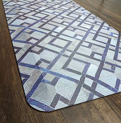 Anti Fatigue Comfort Floor Mat -Commercial Grade Quality Perfect for Standup Desks, Kitchens, and Garages - Relieves Foot, Knee, and Back Pain (20x39x3/4-Inch, Black) by Veracity & Verve