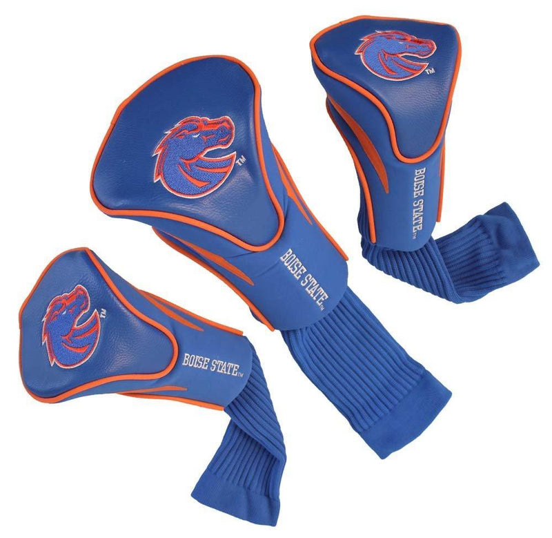 Team Golf NCAA Contour Golf Club Headcovers (3 Count), Numbered 1, 3, & X, Fits Oversized Drivers, Utility, Rescue & Fairway Clubs, Velour lined for Extra Club Protection