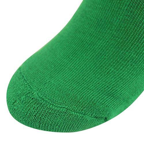 Youth Soccer Socks Fasoar Teens Knee High Football Socks Long Striped Rugby Tube Socks 2/6/10 Pairs