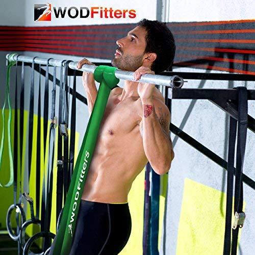 WODFitters Pull Up Assistance Bands - Stretch Resistance Band - Mobility Band - Powerlifting Bands, Durable Workout/Exercise Bands - Single Band or Set