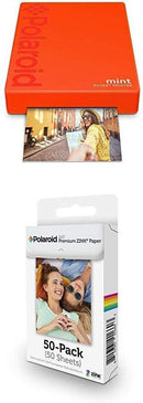 Polaroid Mint Pocket Printer W/ Zink Zero Ink Technology & Built-In Bluetooth for Android & iOS Devices - Black